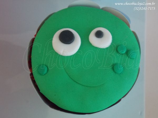 Cupcake Sapo Galinha Pintadinha