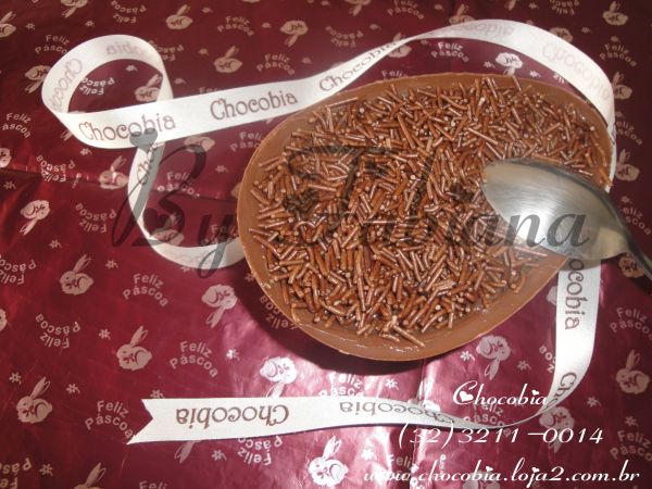 Ovo de Páscoa de Colher Brigadeiro